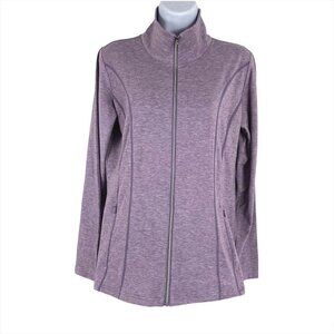 Kuhl Jacket Heather Purple Full Zip Polyester Blend Long‎ Sleeve Women's Small